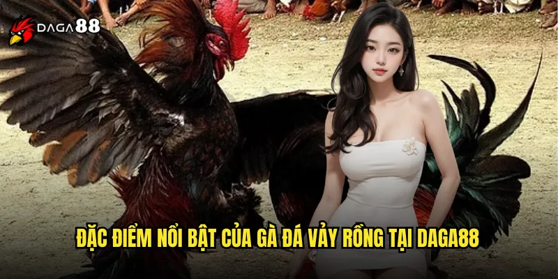 Gà Đá Vảy Rồng DAGA88 Giống Gà Quý Hiếm Nhất Thế Giới 2 Đặc điểm nổi bật của gà đá vảy rồng tại DAGA88