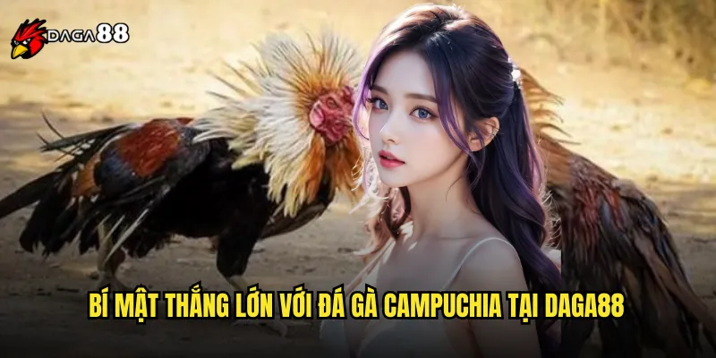Đá Gà Campuchia DAGA88 Trực Tiếp Từ Sân Đấu Nổi Tiếng 3 Bí mật thắng lớn với đá gà Campuchia tại DAGA88