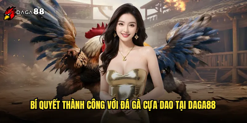 Đá Gà Cựa Dao DAGA88 Loại Hình Cược Kịch Tính Nhất 3 Bí quyết thành công với đá gà cựa dao tại DAGA88